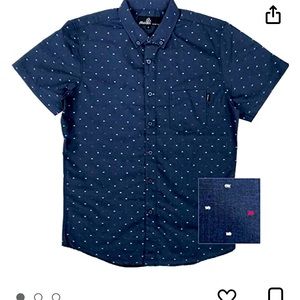 Molokai Surf Button Down Slim Fit Hawaiian Short Sleeve Shirts